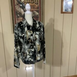 Ladies large sequined jacket